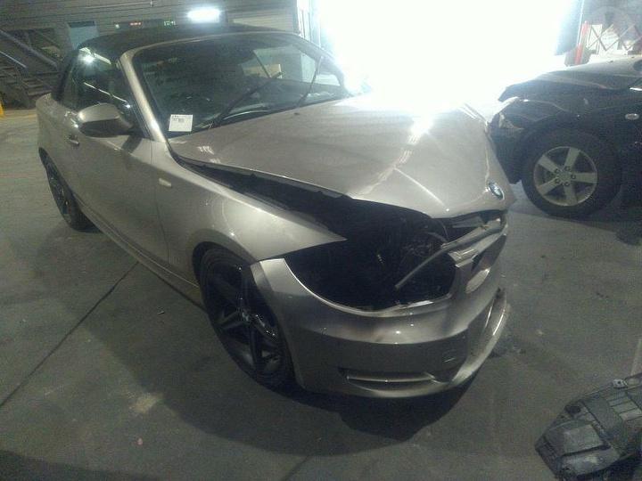 2008 BMW 1 SERIES HINGES (PAIR), E87/E82/E88, HATCH/COUPE/CABRIO, 10/04-07/12 41617210673  41617210674 BONNET HINGE STRUT
