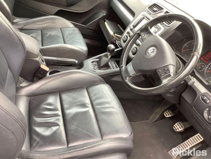 2007 VOLKSWAGEN EOS MANUAL, DIESEL, 2.0, TURBO, 1F, JLU CODE, 02/07-07/08 JLU TRANS GEARBOX
