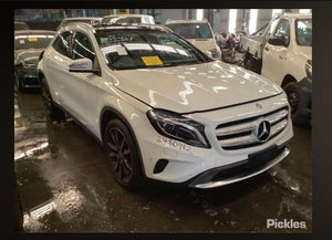 2015 MERCEDES GLA CLASS LH REAR, SEAT BELT ONLY, X156, 04/14-01/20 A1768602385 SEAT BELT STALK