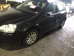 2009 VOLKSWAGEN GOLF STEERING WHEEL, BLACK, GEN 5, 06/04-02/09 1K0880201CB RIGHT AIRBAG