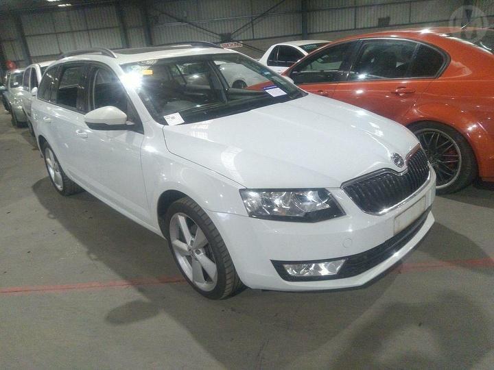 2014 SKODA OCTAVIA RH REAR, SEAT BELT STALK ONLY, NE, 11/13-09/20 3T9857828 SEAT BELT STALK