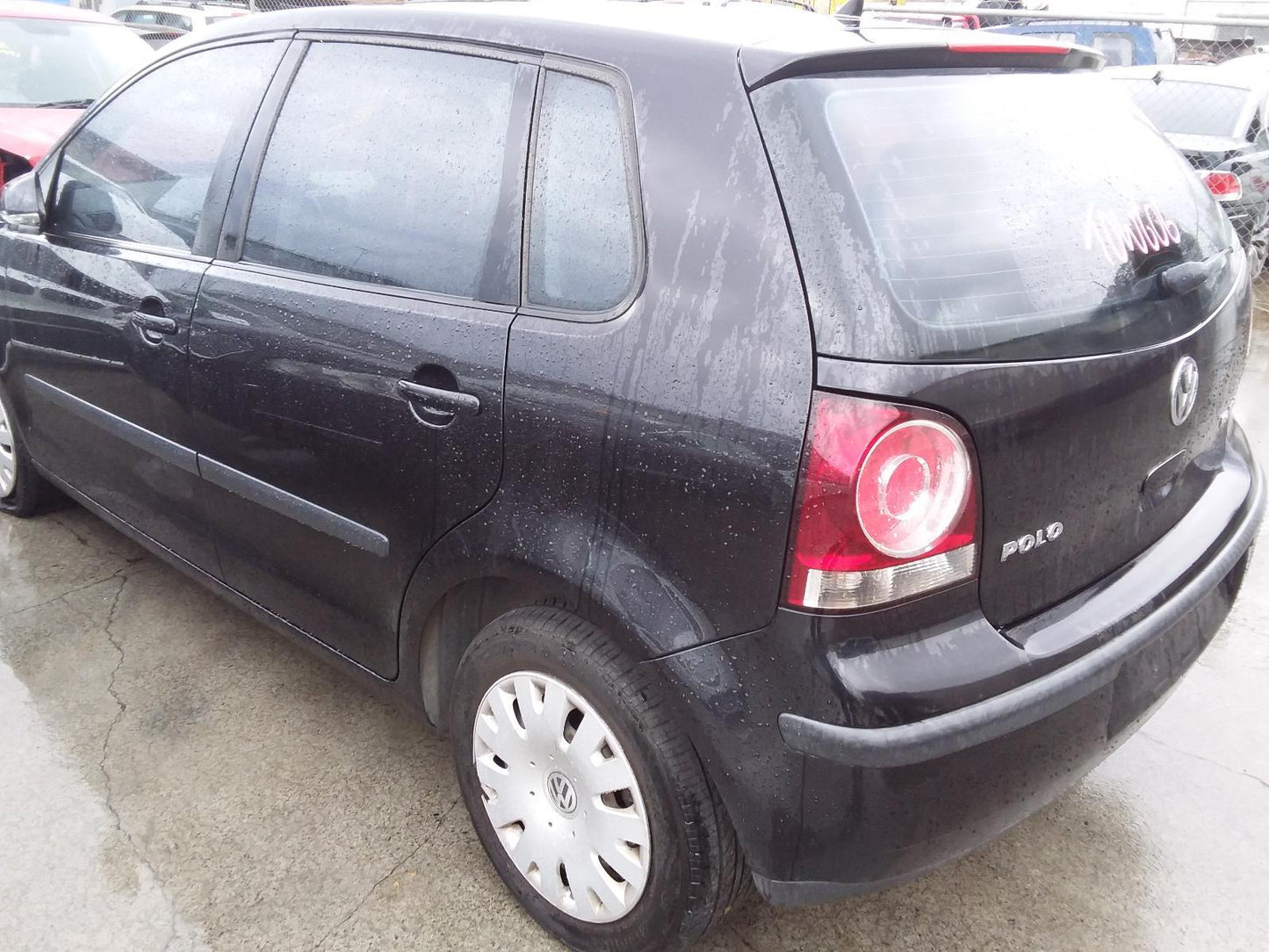 2008 VOLKSWAGEN POLO RH REAR, SEAT BELT ONLY, 9N, 07/02-04/10 6Q0857806A SEAT BELT STALK