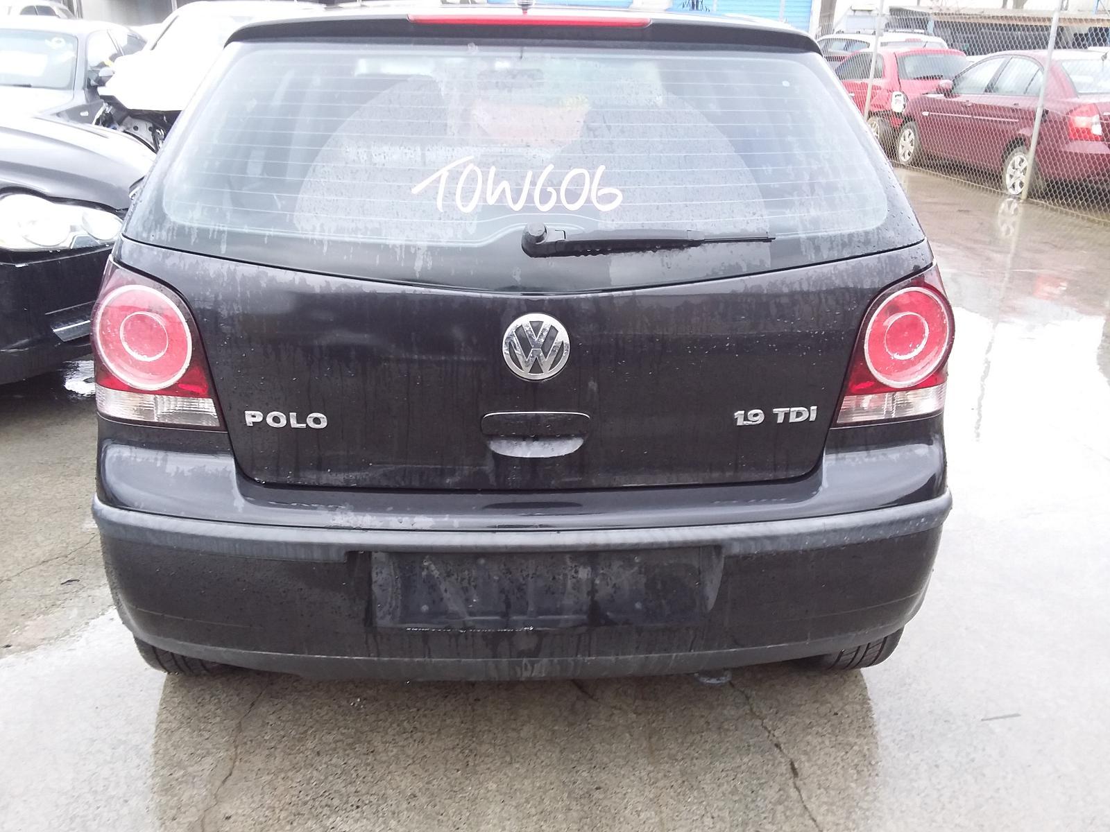 2008 VOLKSWAGEN POLO 9N, HATCH, 11/05-04/10 6Q6807417 REAR BUMPER