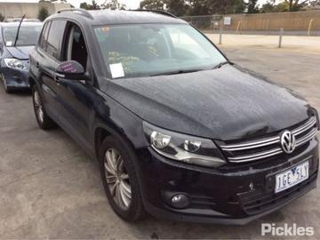 2012 VOLKSWAGEN TIGUAN 5N, HALOGEN TYPE, 10/11-08/16 5N2941006C RIGHT HEADLAMP