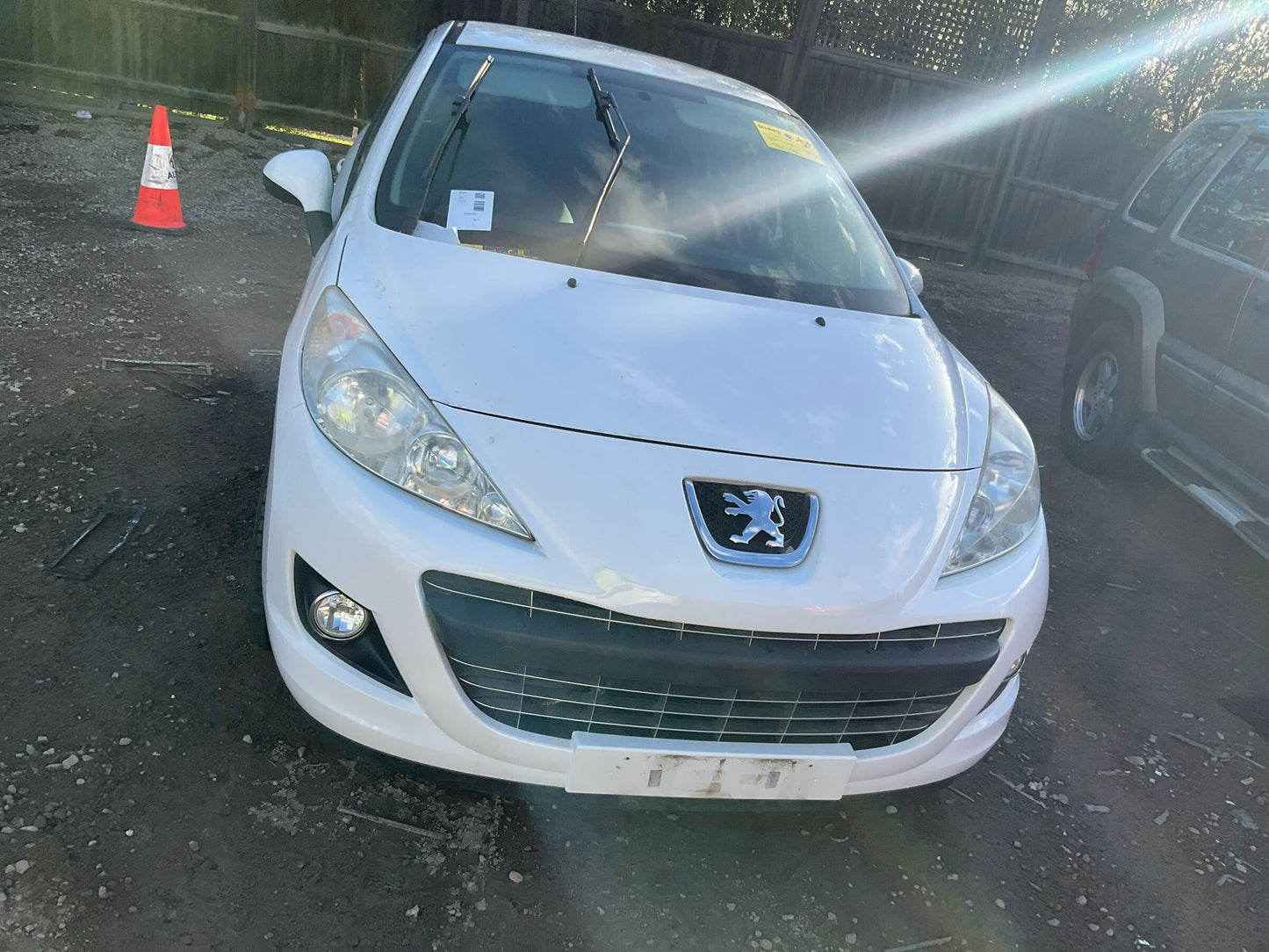 2012 PEUGEOT 207 VIN VF3W*5FS..., A7, 03/07-09/12 9801492180 RADIATOR SUPPORT