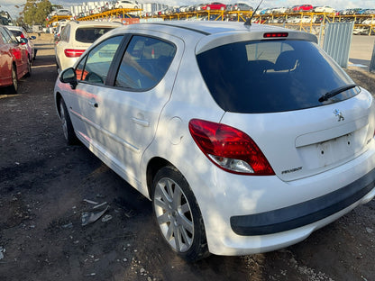 2012 PEUGEOT 207 RH REAR, SEAT BELT ONLY, HATCH, A7, 03/07-12/12 8975XK SEAT BELT STALK