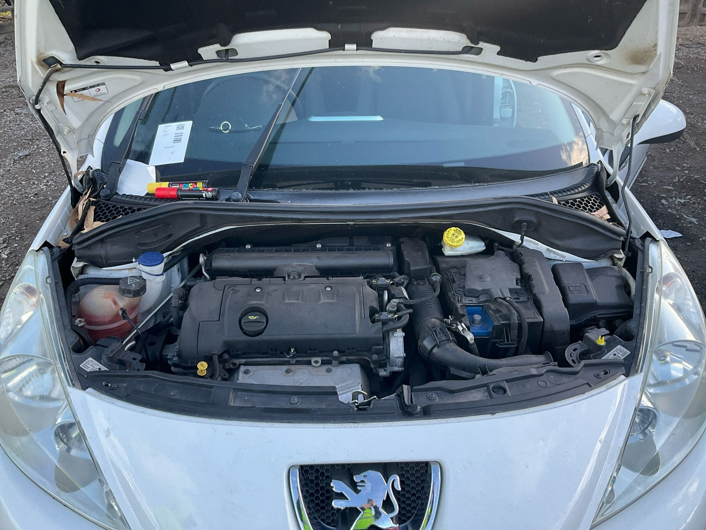 2012 PEUGEOT 207 RAD FAN, 1.6, PETROL (NON TURBO), A7, 03/07-12/12 1253P9/1610781580 FAN