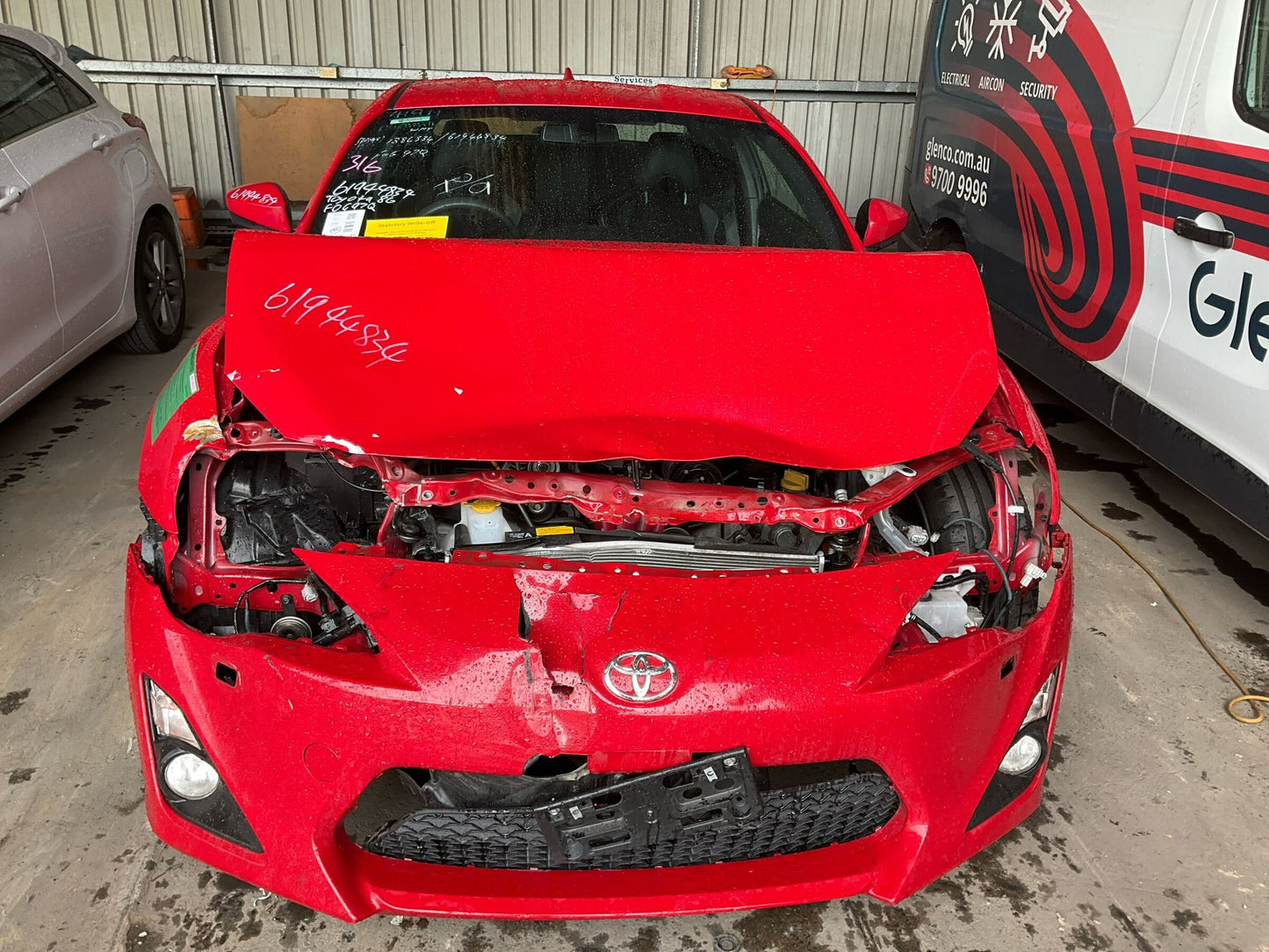 2014 TOYOTA 86 BUMPER FOGLAMP, ZN6, 04/12-09/16  RIGHT INDICATOR FOG SIDE