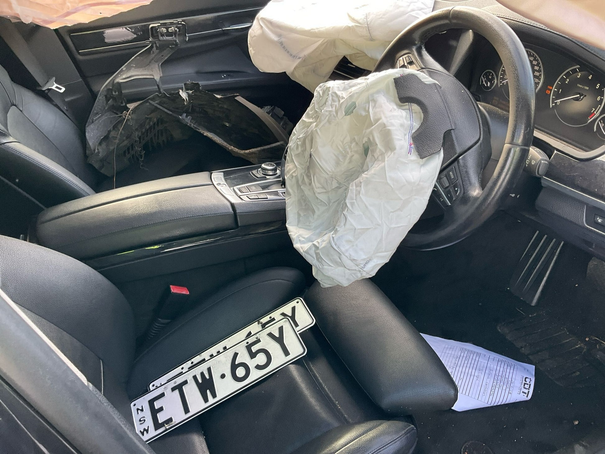 Wrecking 2010 BMW 7 SERIES for Used Parts BM1618