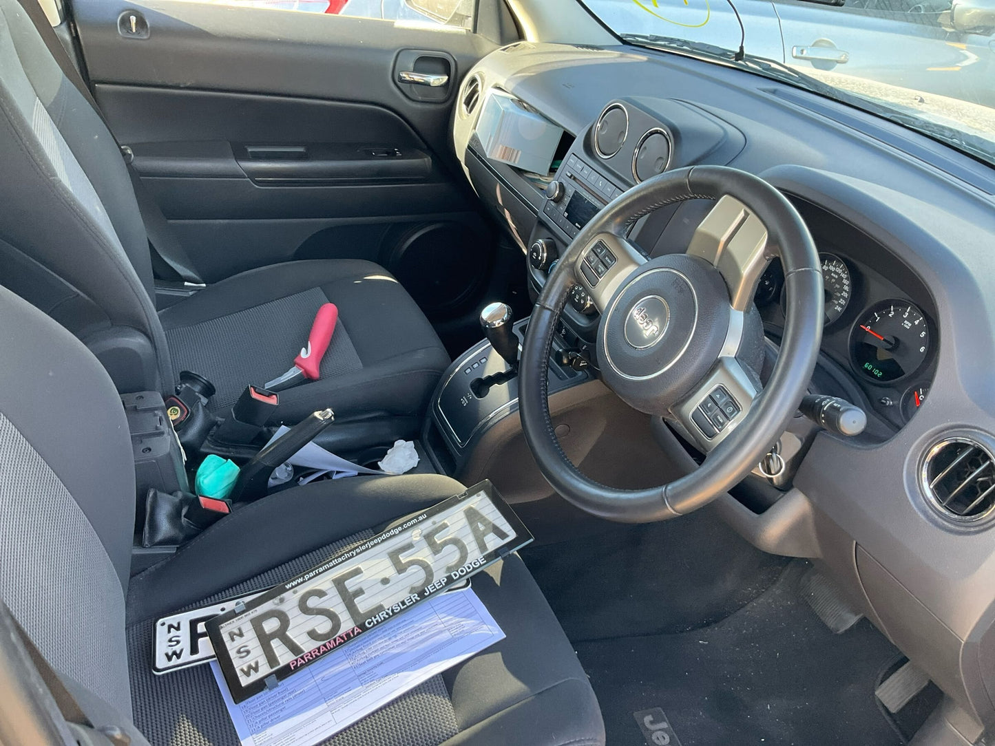 2012 JEEP PATRIOT RIGHT FRONT DOOR LOCK, MK, 05/11-12/16 4589280AG/4589280AI DOOR BOOT GATE LOCK