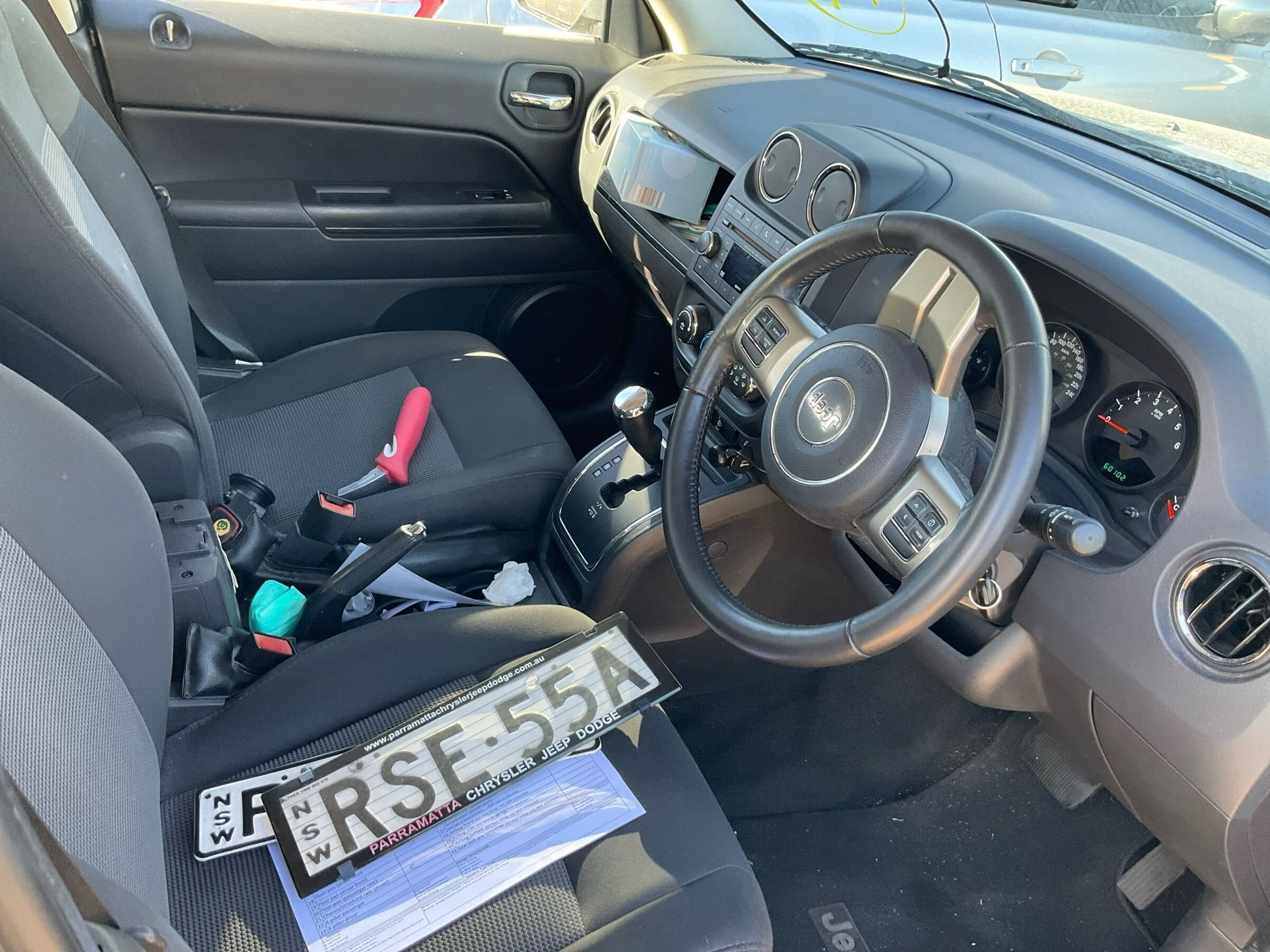 2012 JEEP PATRIOT RIGHT FRONT DOOR LOCK, MK, 05/11-12/16 4589280AG/4589280AI DOOR BOOT GATE LOCK