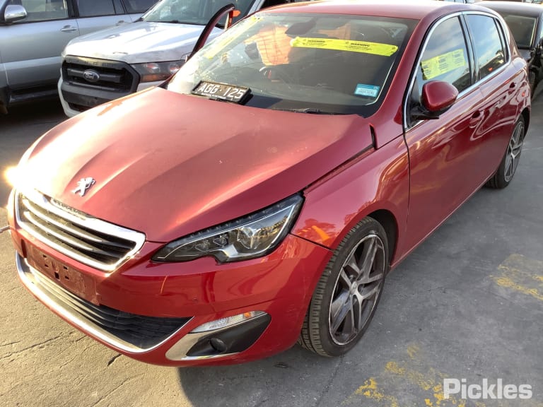 2016 PEUGEOT 308 T9, LED, W/ DAYTIME RUNNING LAMP TYPE, 10/14-06/17 9800546480 LEFT HEADLAMP