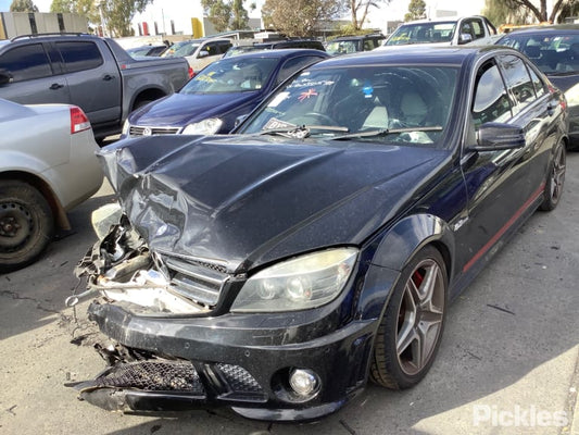 2009 MERCEDES C CLASS LH FRONT, W204/S204, C63 AMG, LEATHER, BLACK, 07/07-07/14  HEADREST